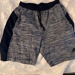 Adidas workout shorts. Polyester